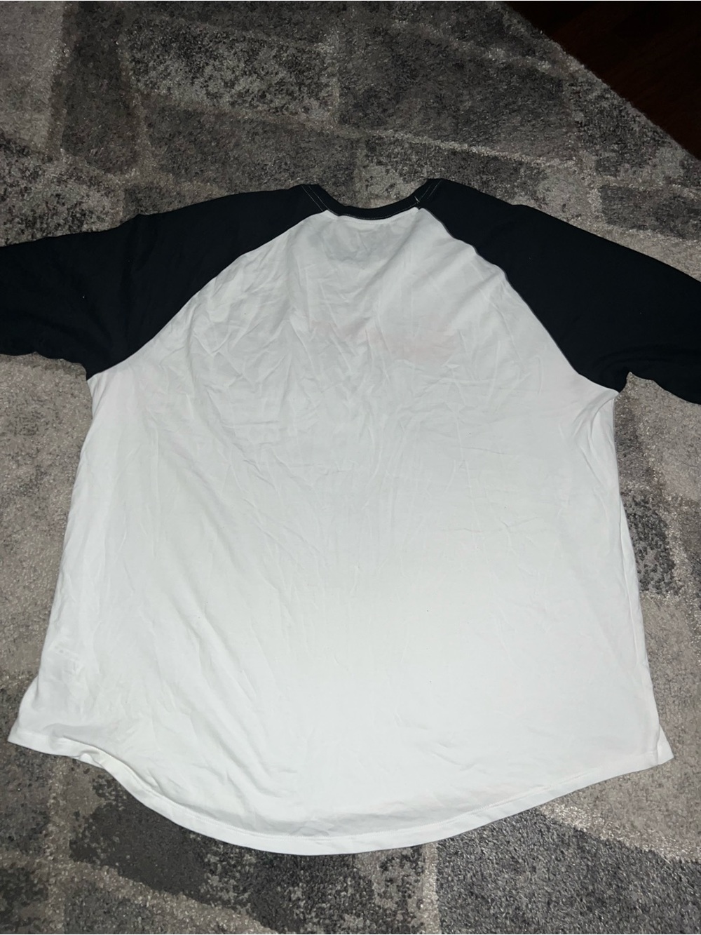 Nike Men’s White and Black Raglan Logo Shirt size XXL - Picture 8 of 10